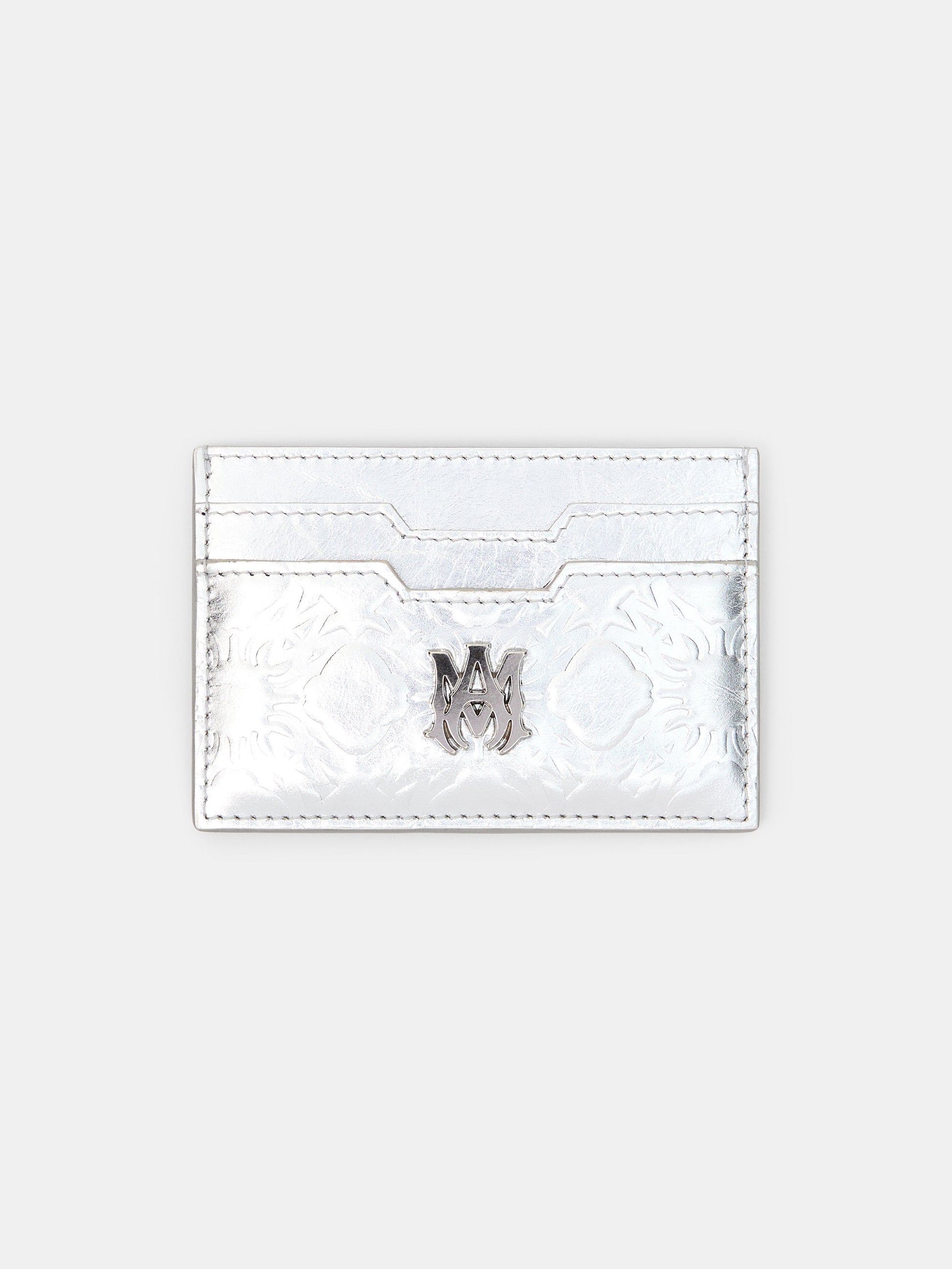Ma Quad Foil Card Holder - Silver | Amiri Popular Choice