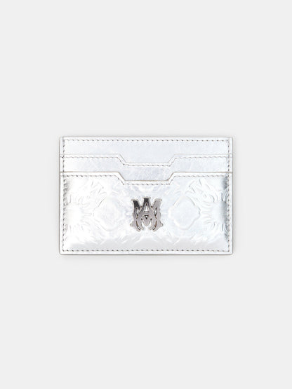 Ma Quad Foil Card Holder - Silver | Amiri Popular Choice