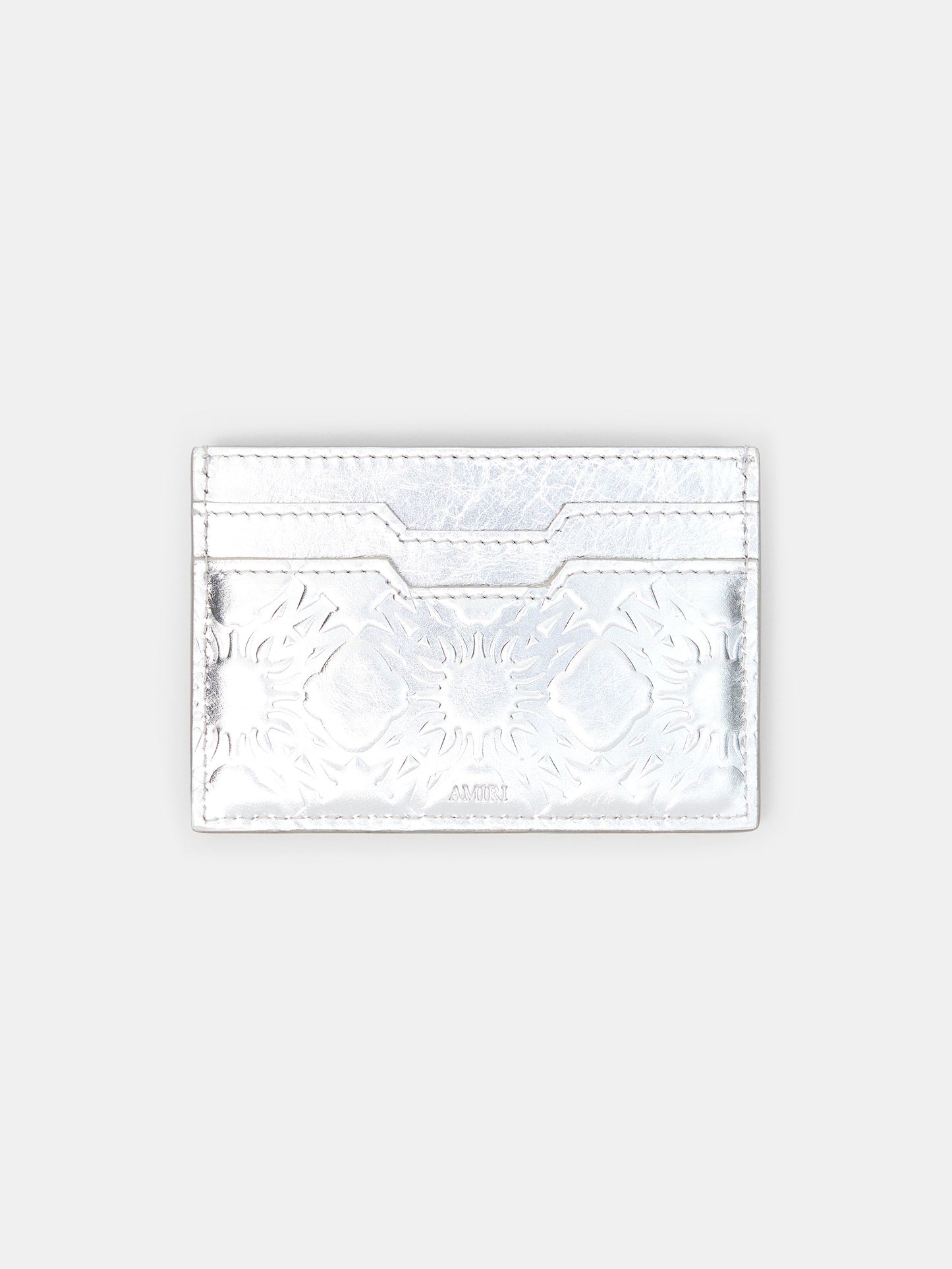 Ma Quad Foil Card Holder - Silver | Amiri Popular Choice