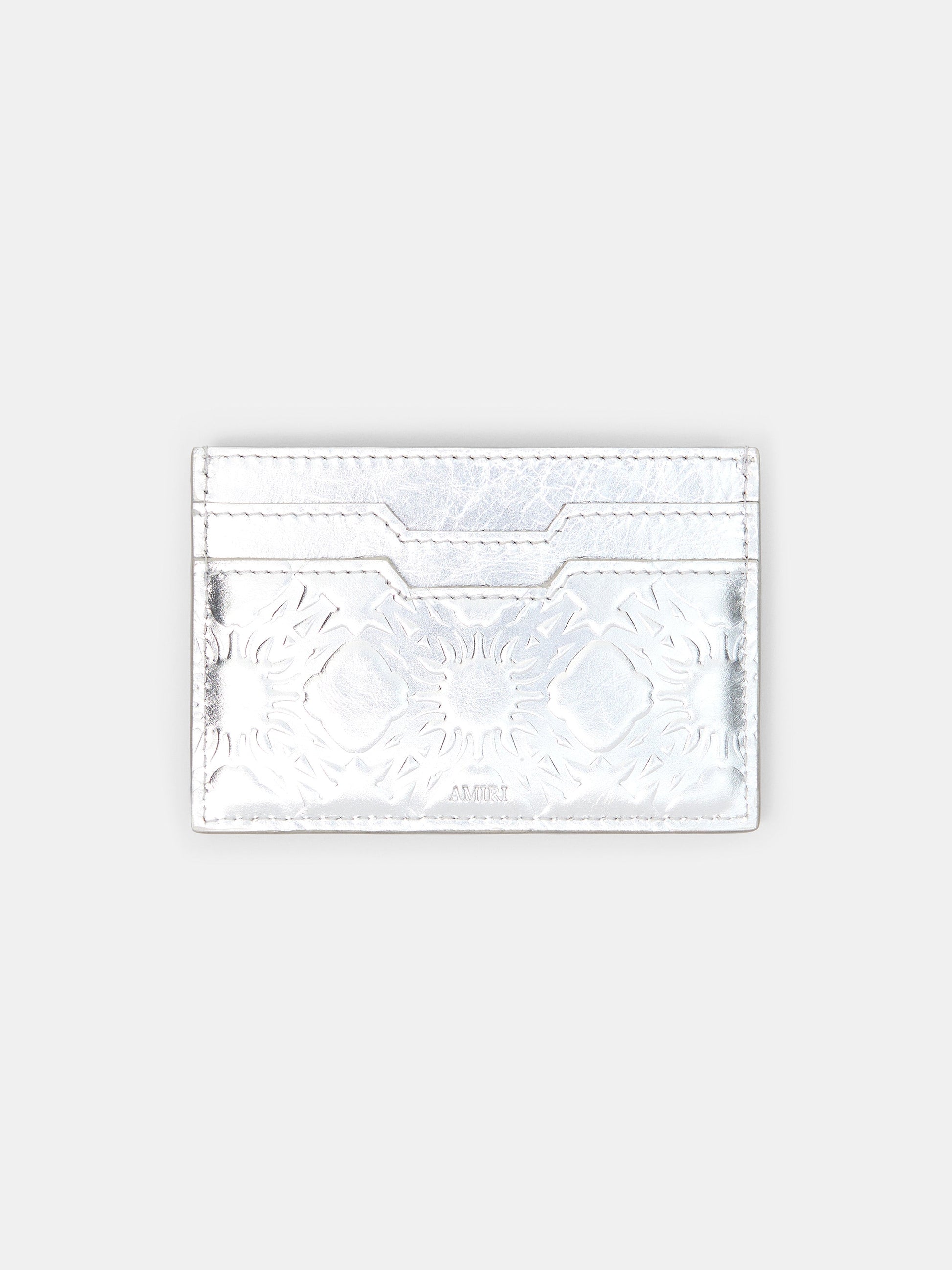 Ma Quad Foil Card Holder - Silver | Amiri Popular Choice