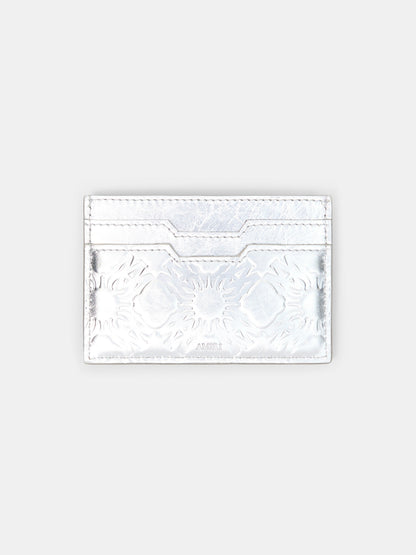 Ma Quad Foil Card Holder - Silver | Amiri Popular Choice