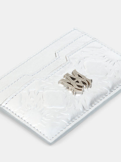 Ma Quad Foil Card Holder - Silver | Amiri Popular Choice