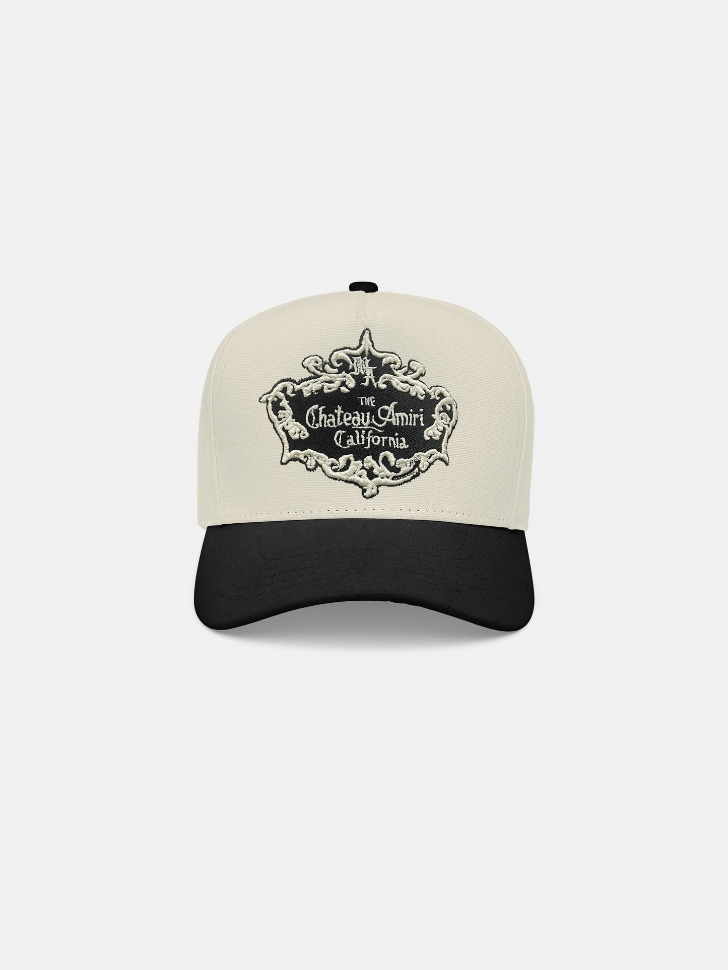 Chateau Crest Cotton Hat - Black | Amiri Online