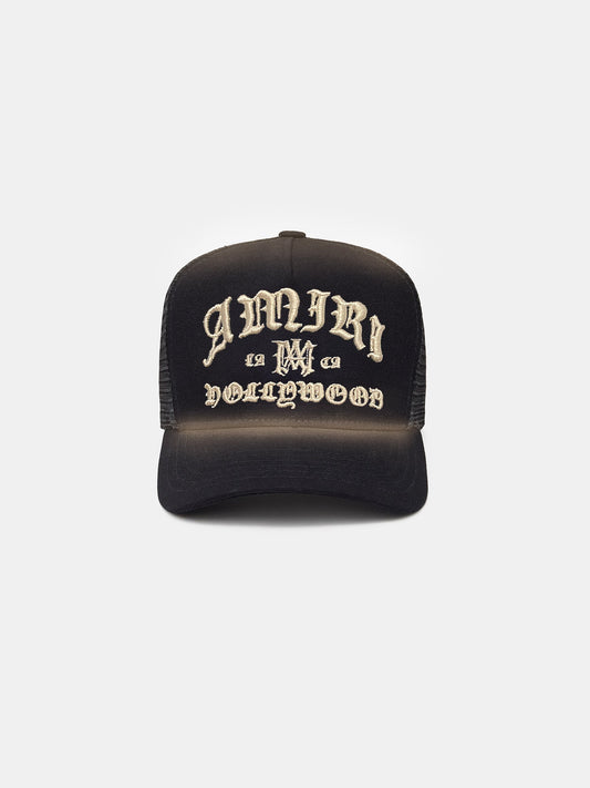 Amiri Hollywood Trucker Hat - Black | Amiri Value