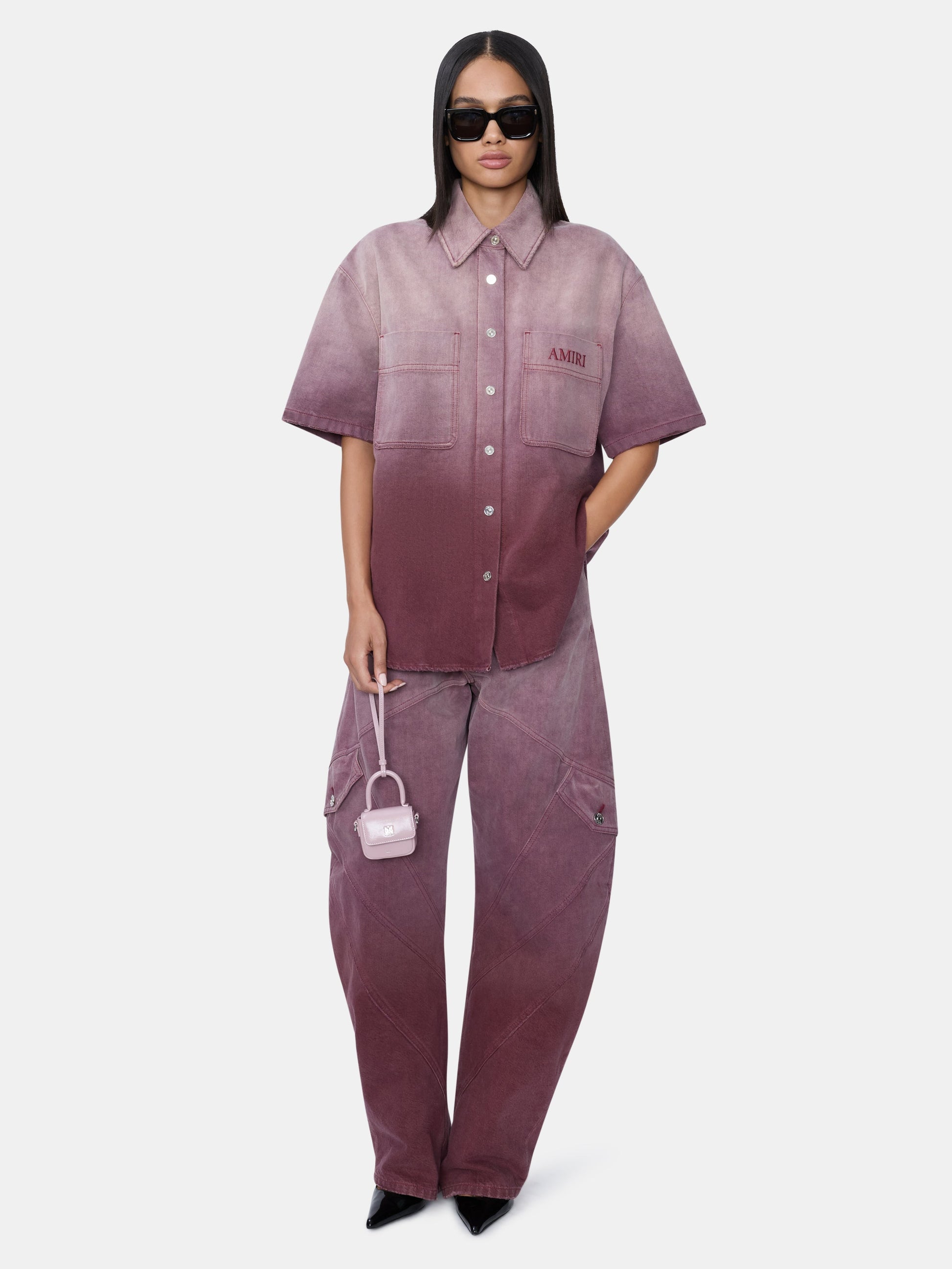 Gradient Denim Shirt - Terracotta | Amiri Value