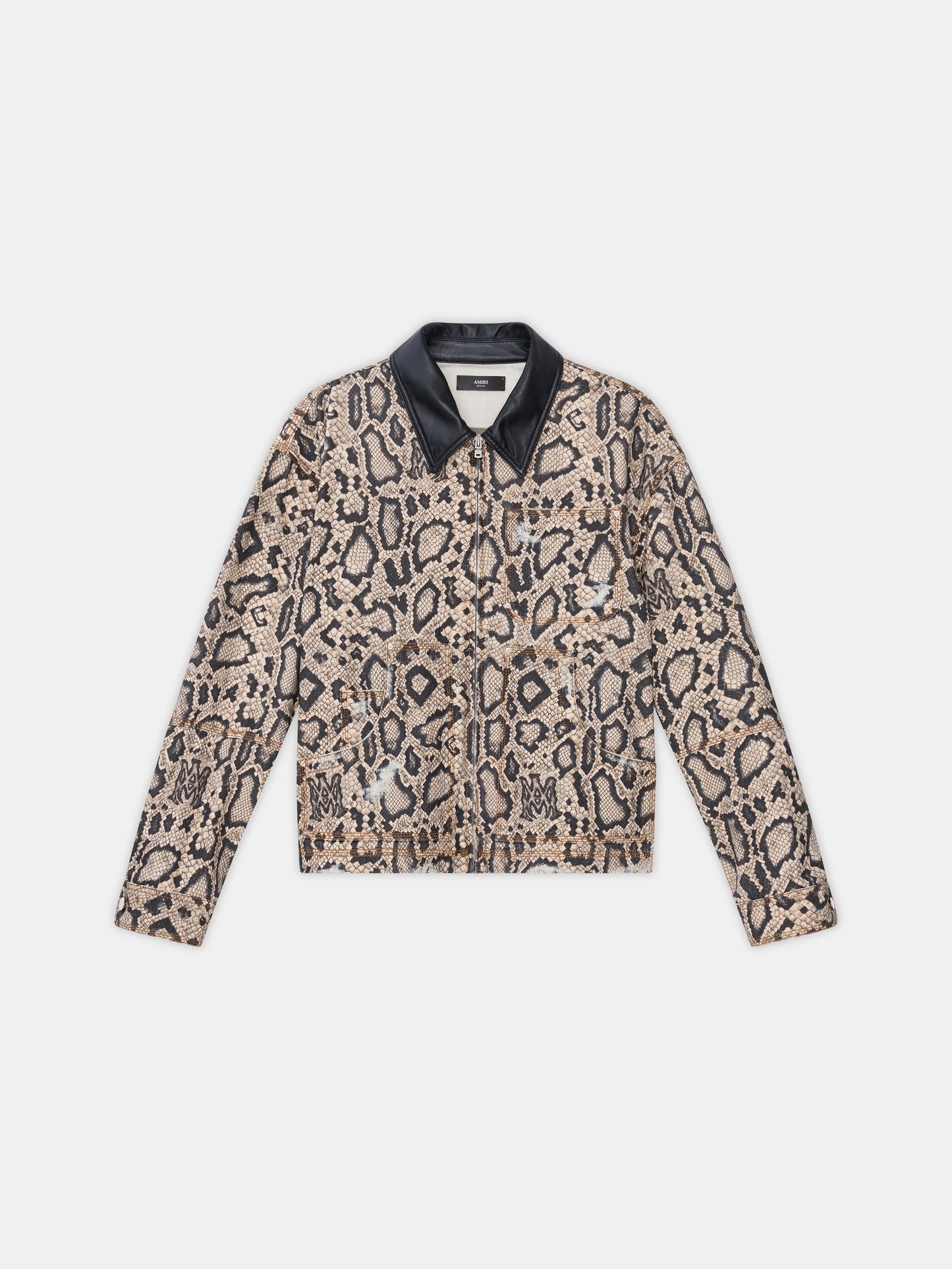 Snake Denim Jacket - Multi | Amiri Budget Friendly