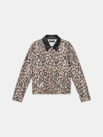 Snake Denim Jacket - Multi | Amiri Budget Friendly