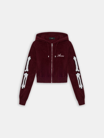 Bones Hoodie - Aged Port | Amiri Budget Friendly