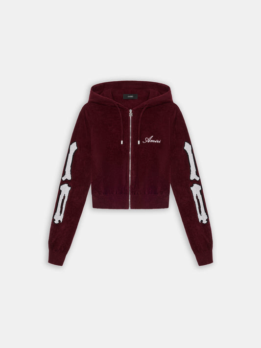 Bones Hoodie - Aged Port | Amiri Budget Friendly