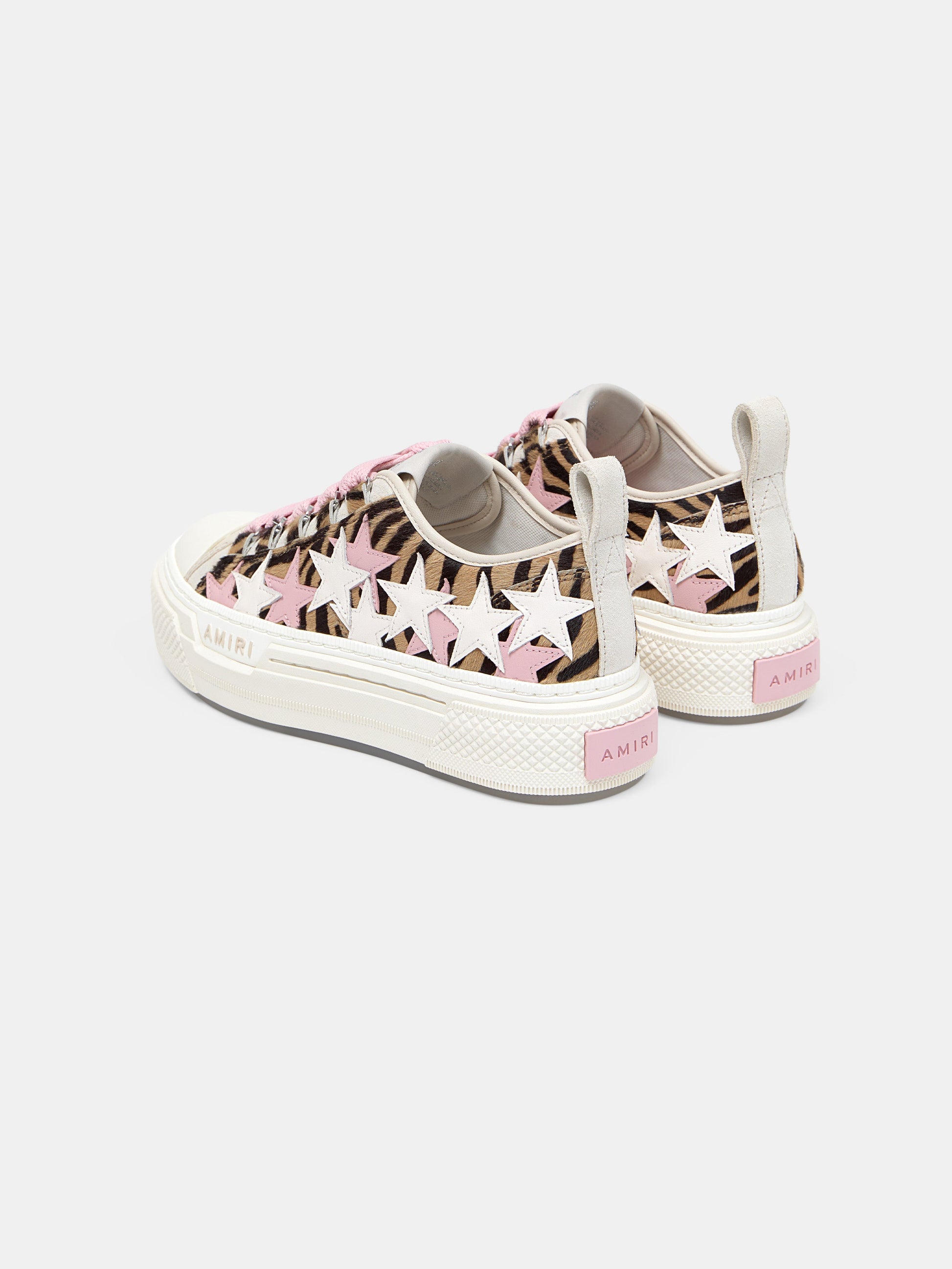 Zebra Stars Court Low - Pink | Amiri Popular Choice
