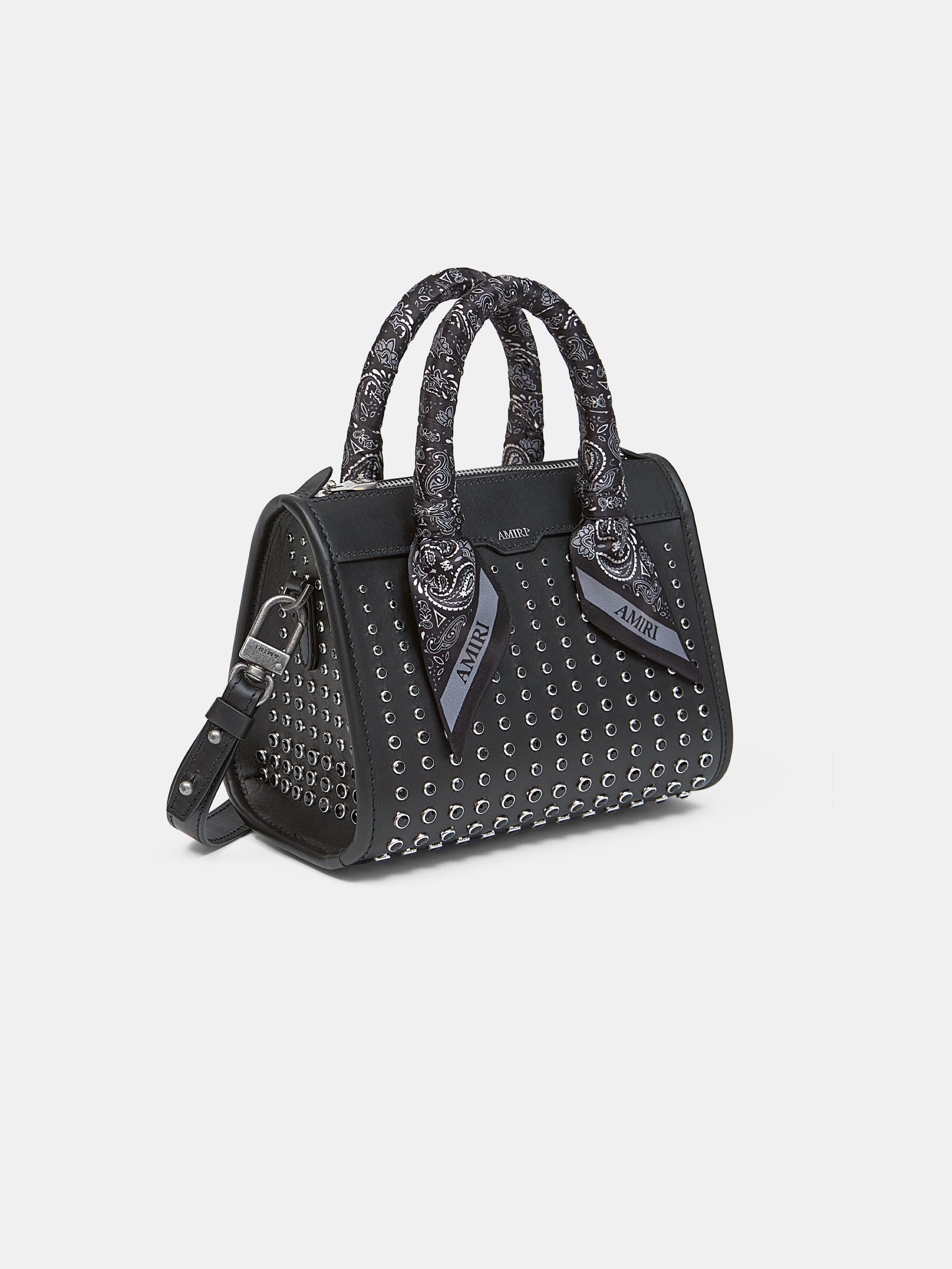 Micro Triangle Stud Bag - Black | Amiri Affordable