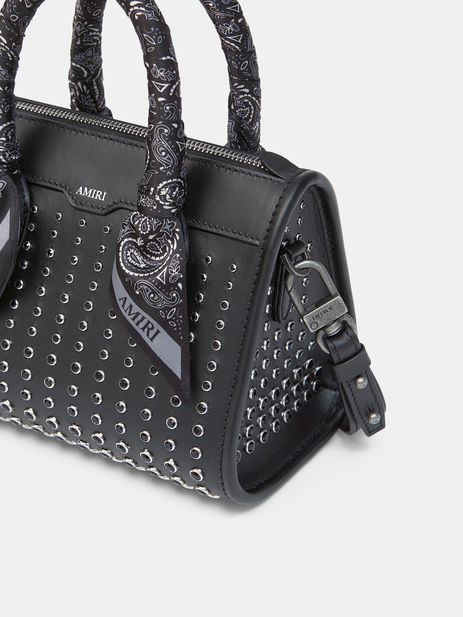 Micro Triangle Stud Bag - Black | Amiri Affordable
