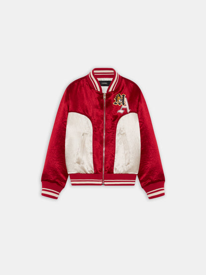 Varsity Patch Jacket - Red Rose | Amiri Special Offer