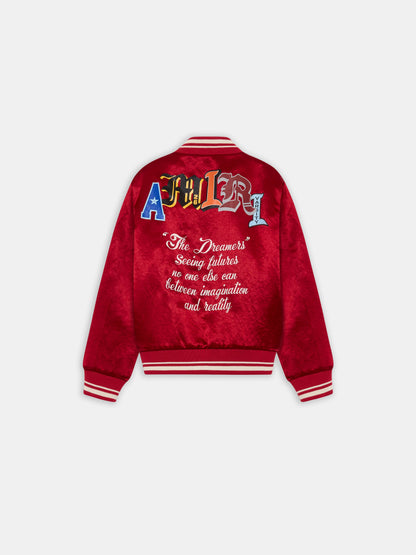 Varsity Patch Jacket - Red Rose | Amiri Special Offer