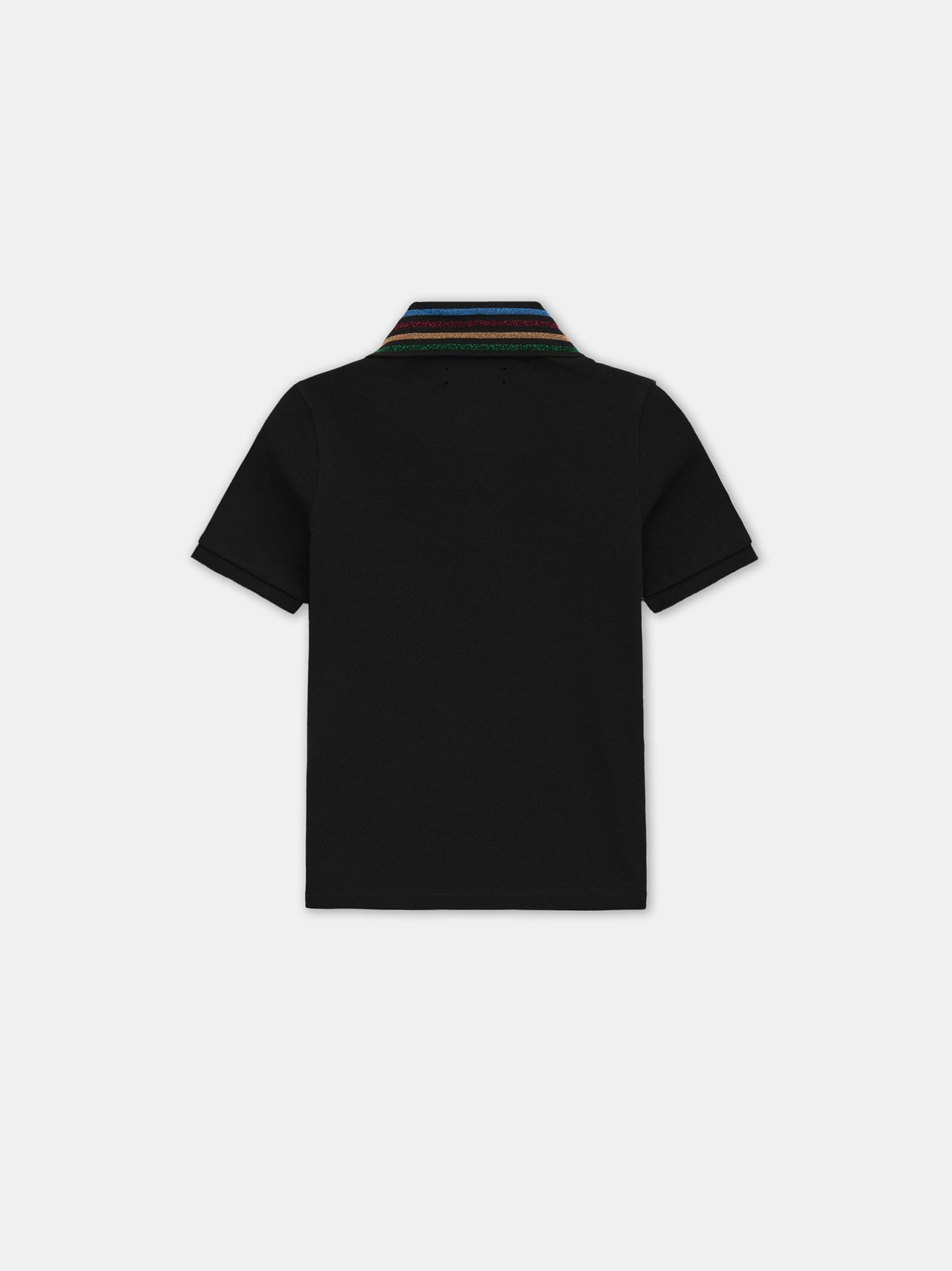 Ma Quad Scribble Polo - Black | Amiri Online