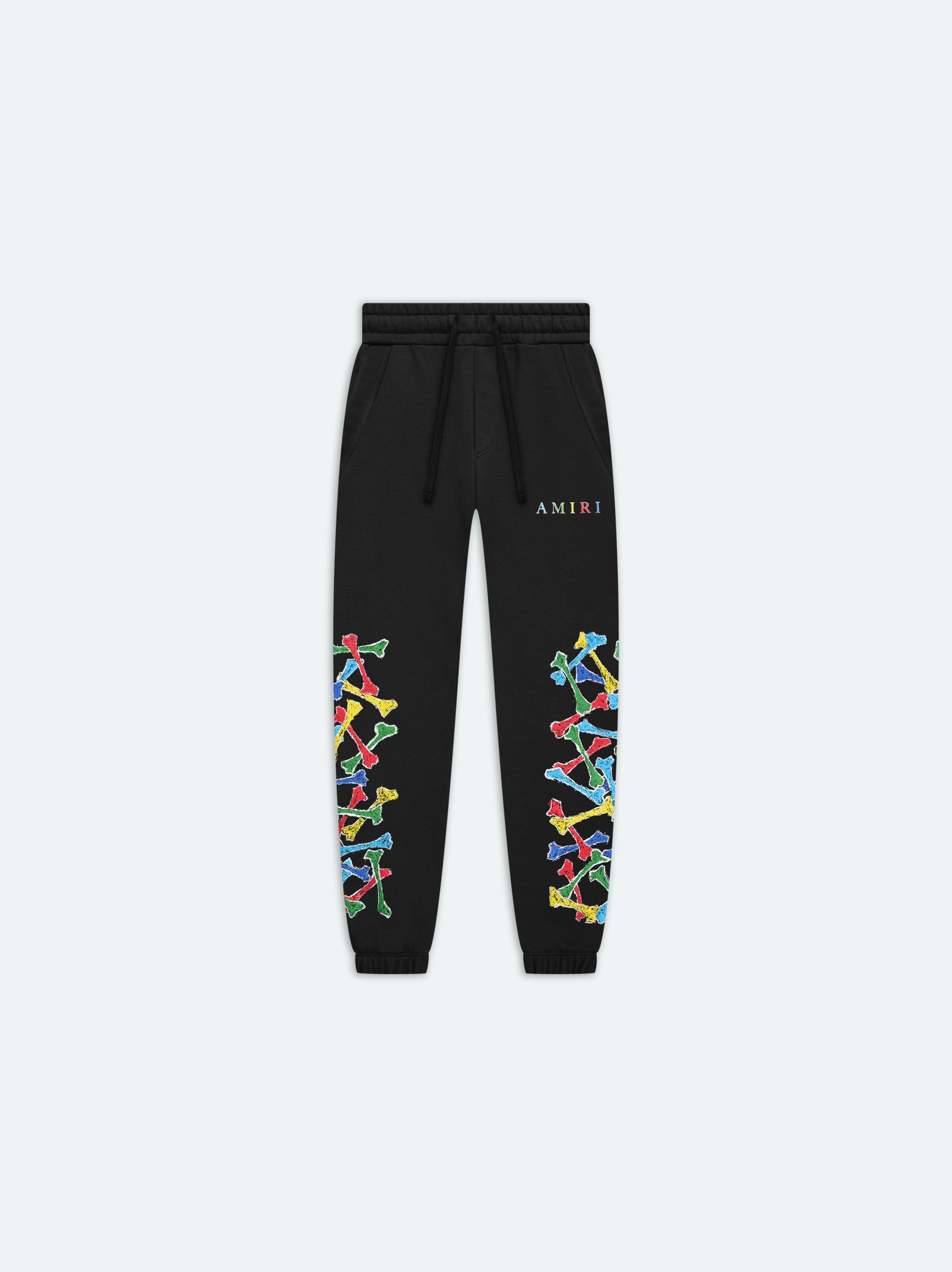 Kids - Kids Amiri Bones Scribble Sweatpant - Black | Amiri Budget Friendly