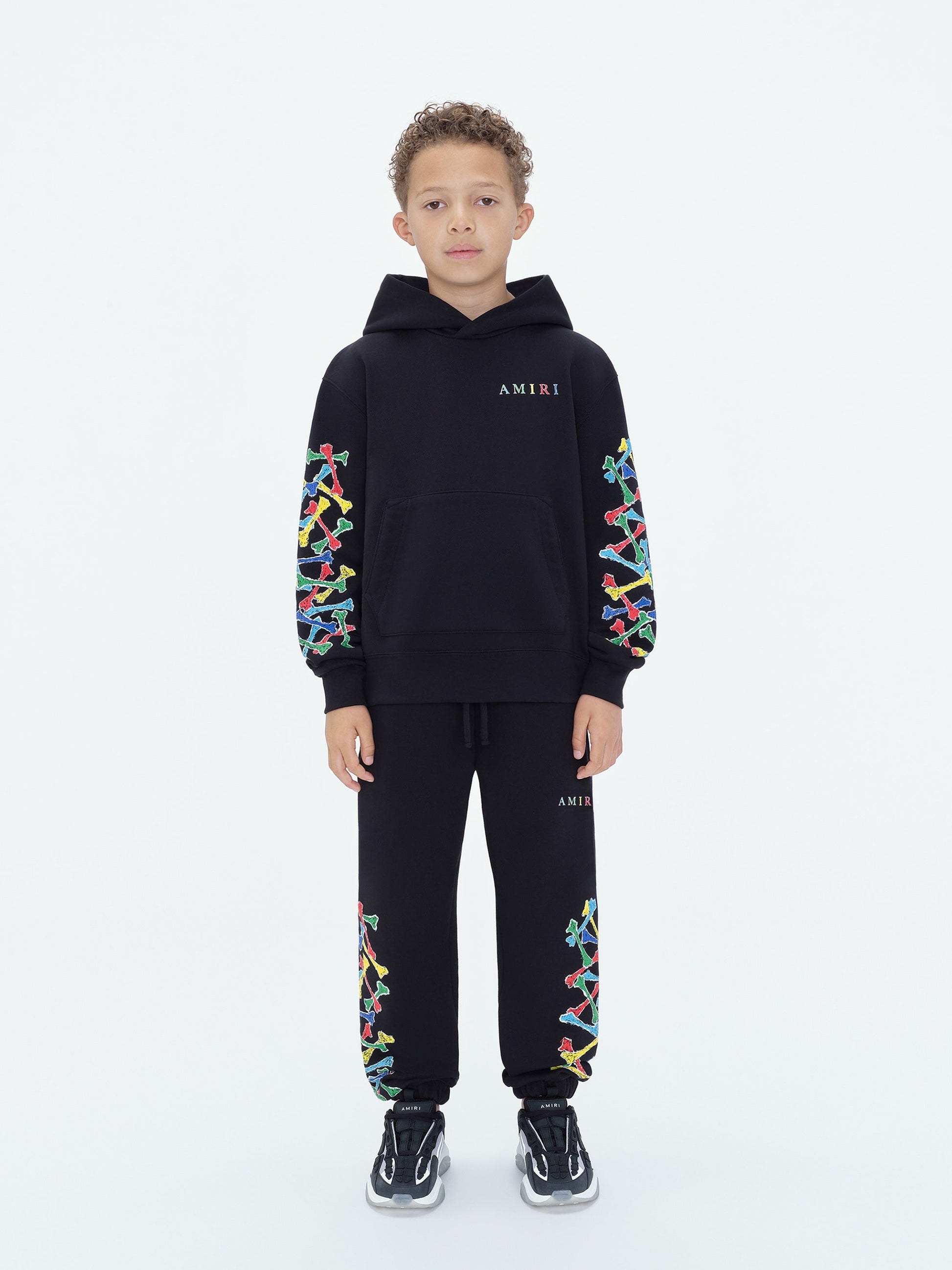 Kids - Kids Amiri Bones Scribble Sweatpant - Black | Amiri Budget Friendly