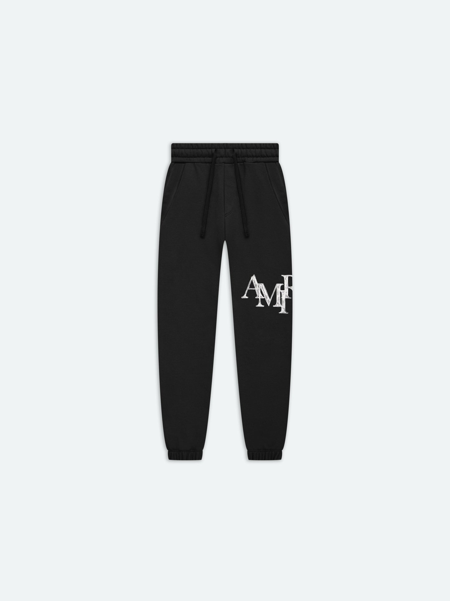 Kids - Amiri Staggered Scribble Sweatpant - Black | Amiri Great Deal