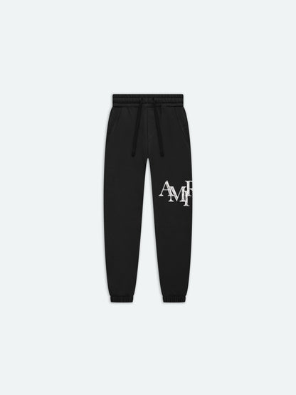 Kids - Amiri Staggered Scribble Sweatpant - Black | Amiri Great Deal