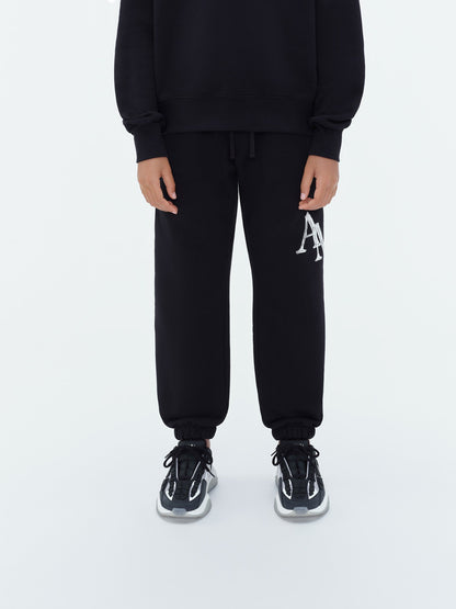 Kids - Amiri Staggered Scribble Sweatpant - Black | Amiri Great Deal