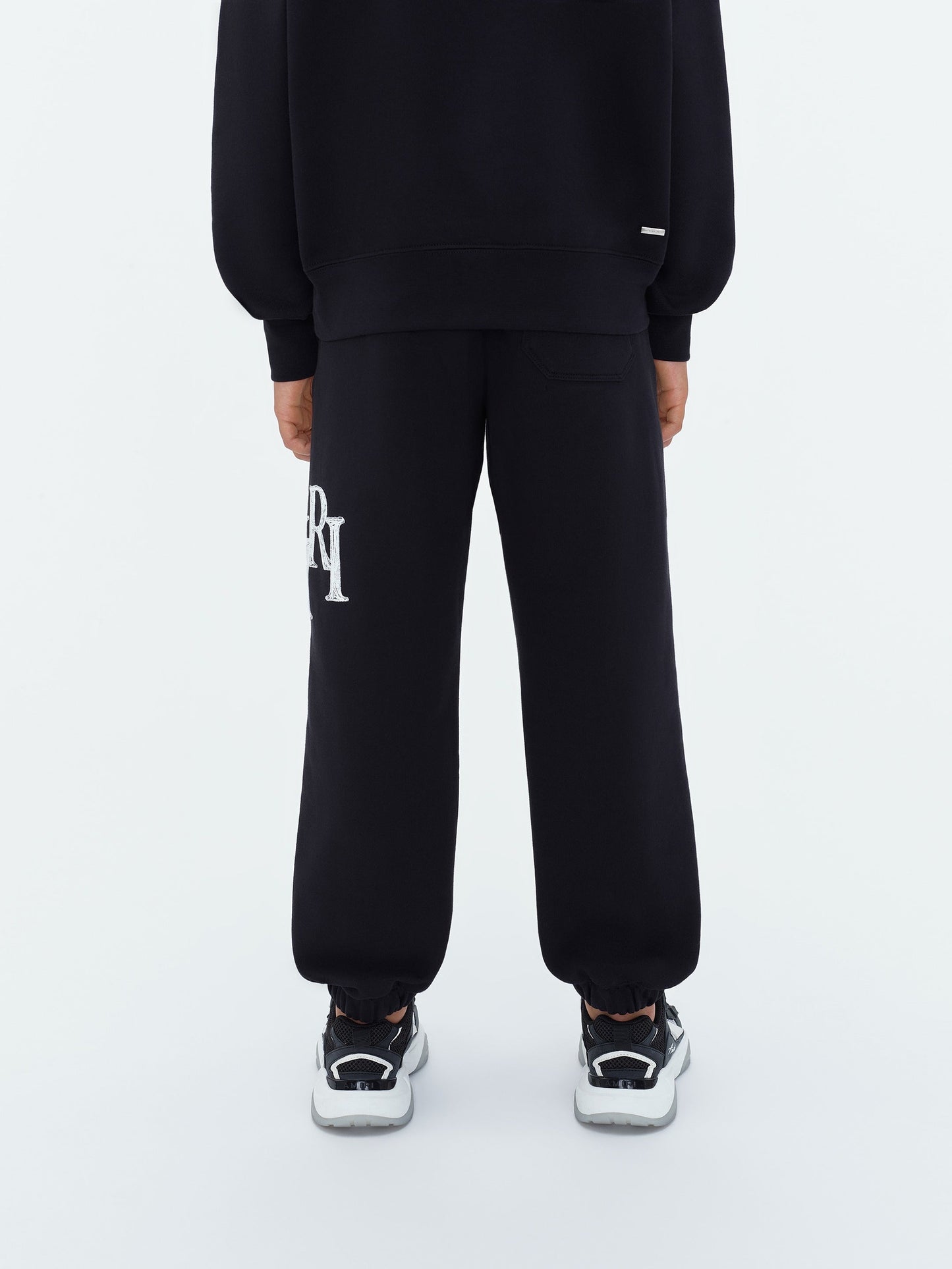 Kids - Amiri Staggered Scribble Sweatpant - Black | Amiri Great Deal