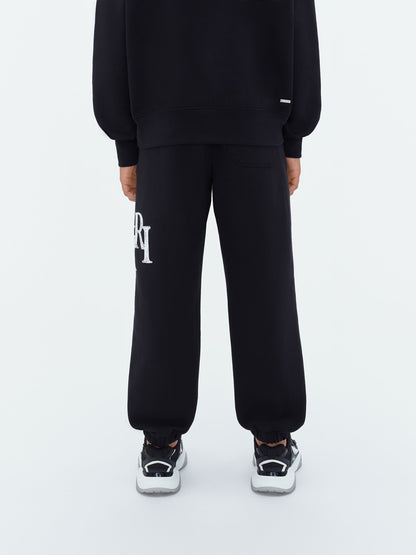 Kids - Amiri Staggered Scribble Sweatpant - Black | Amiri Great Deal