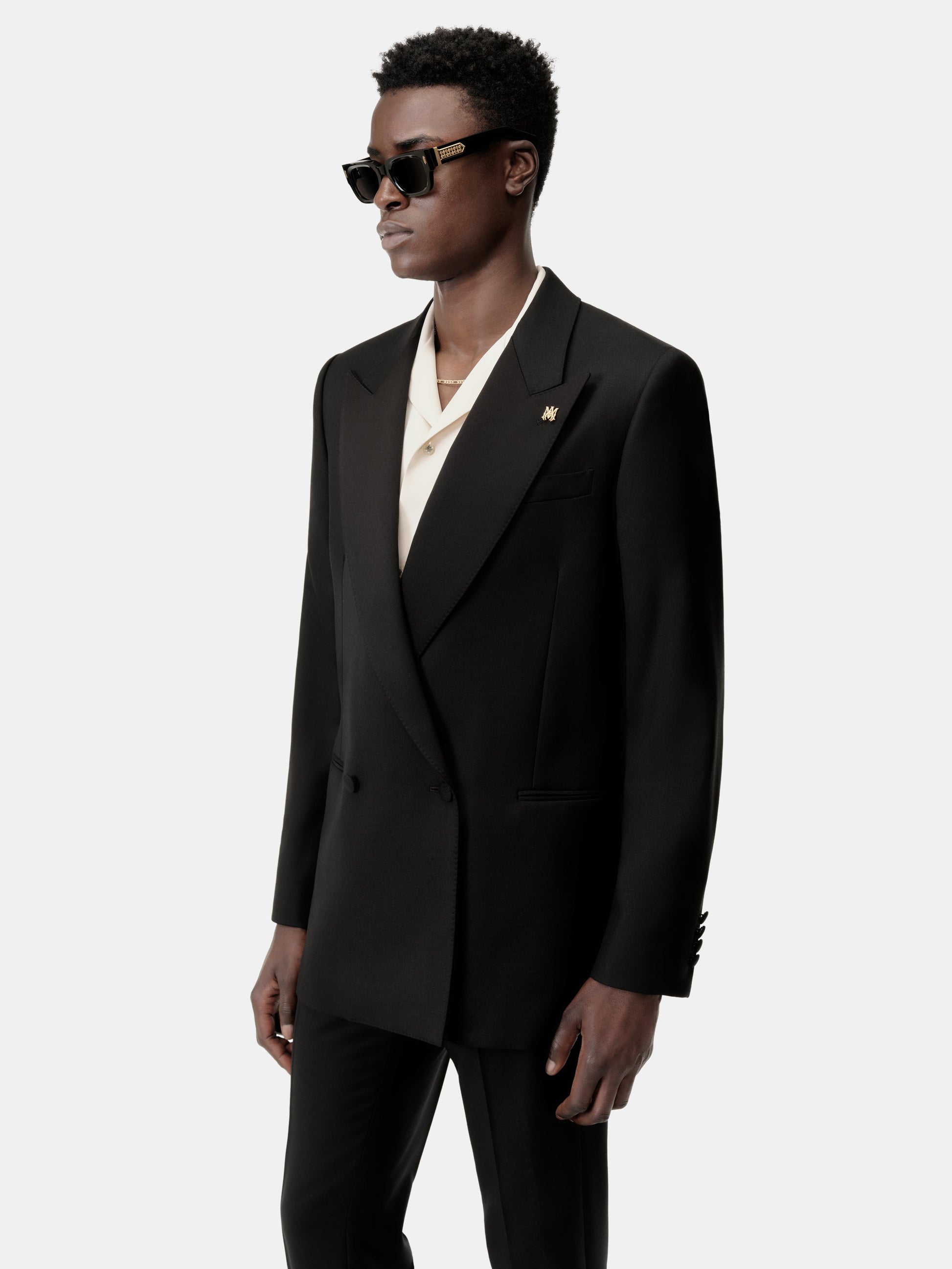 Ma Double-Breasted Blazer - Black | Amiri Best Seller