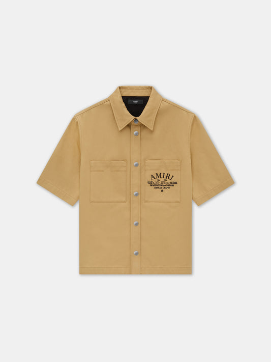 Amiri Arts District Camp Shirt - Sepia Tint | Amiri Sale