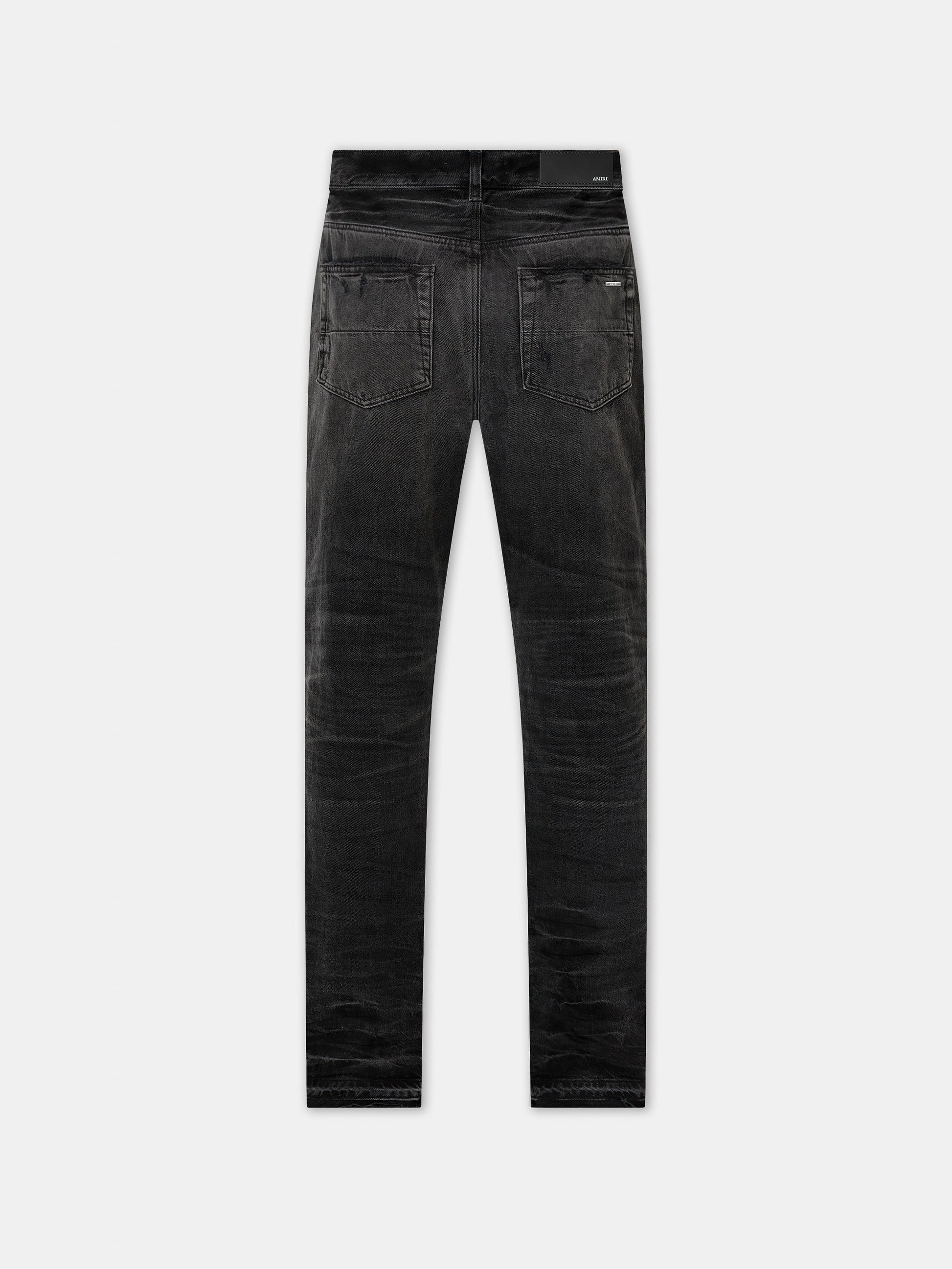Leather Straight Mx1 Jean - Vintage Black | Amiri Affordable