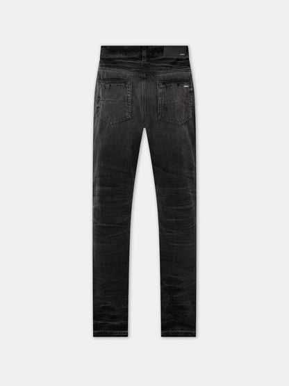 Leather Straight Mx1 Jean - Vintage Black | Amiri Affordable