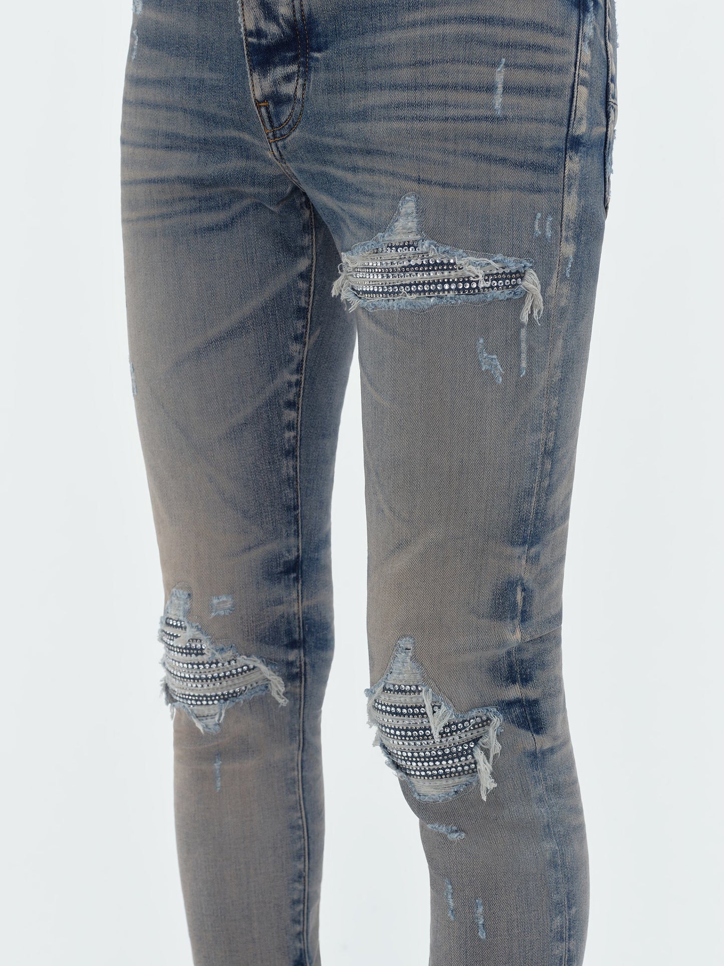 Crystal Mx1 Jean - Vintage Indigo | Amiri Featured