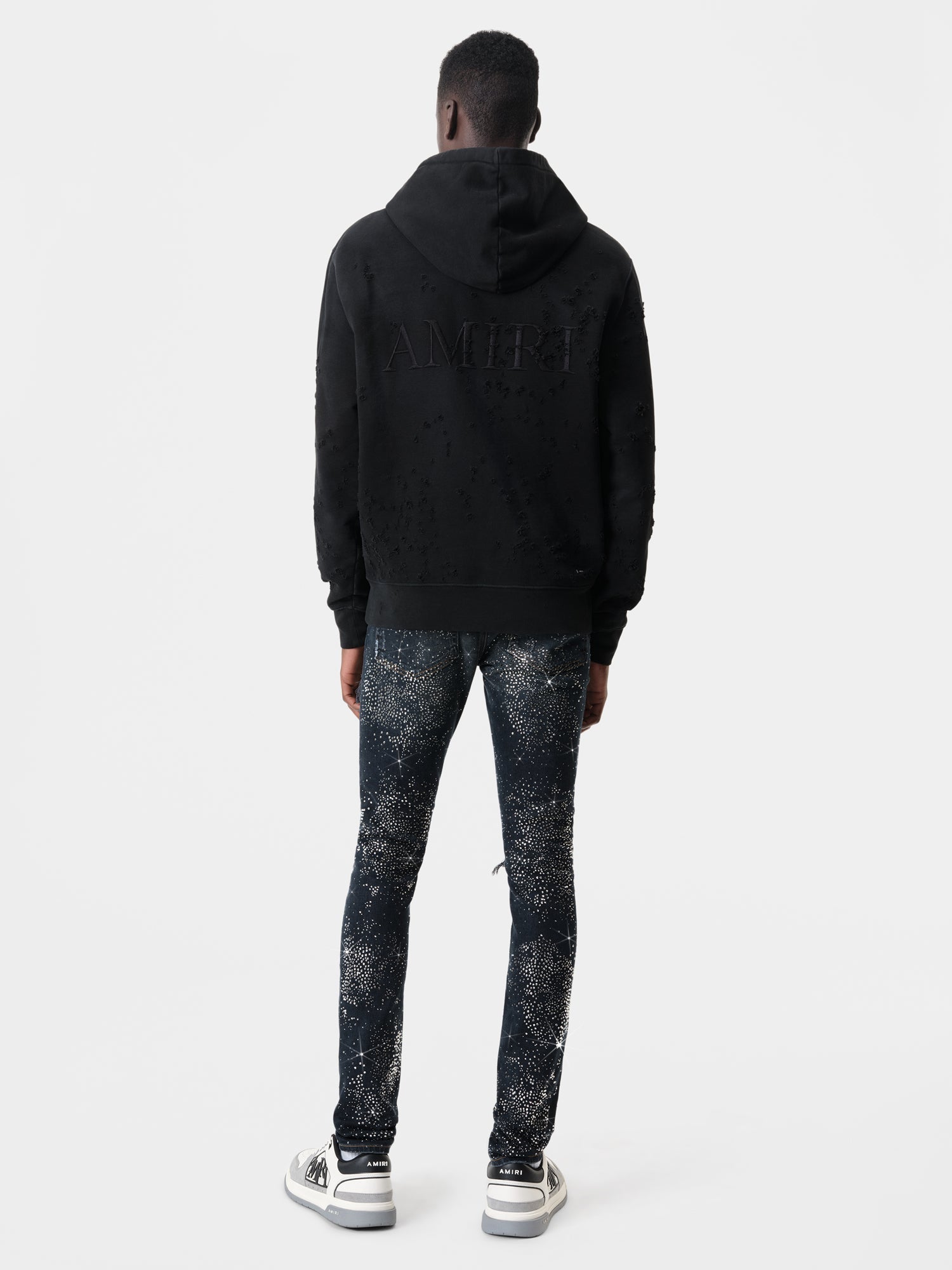 All Over Crystal Mx1 Jean - Midnight Indigo | Amiri Popular Choice