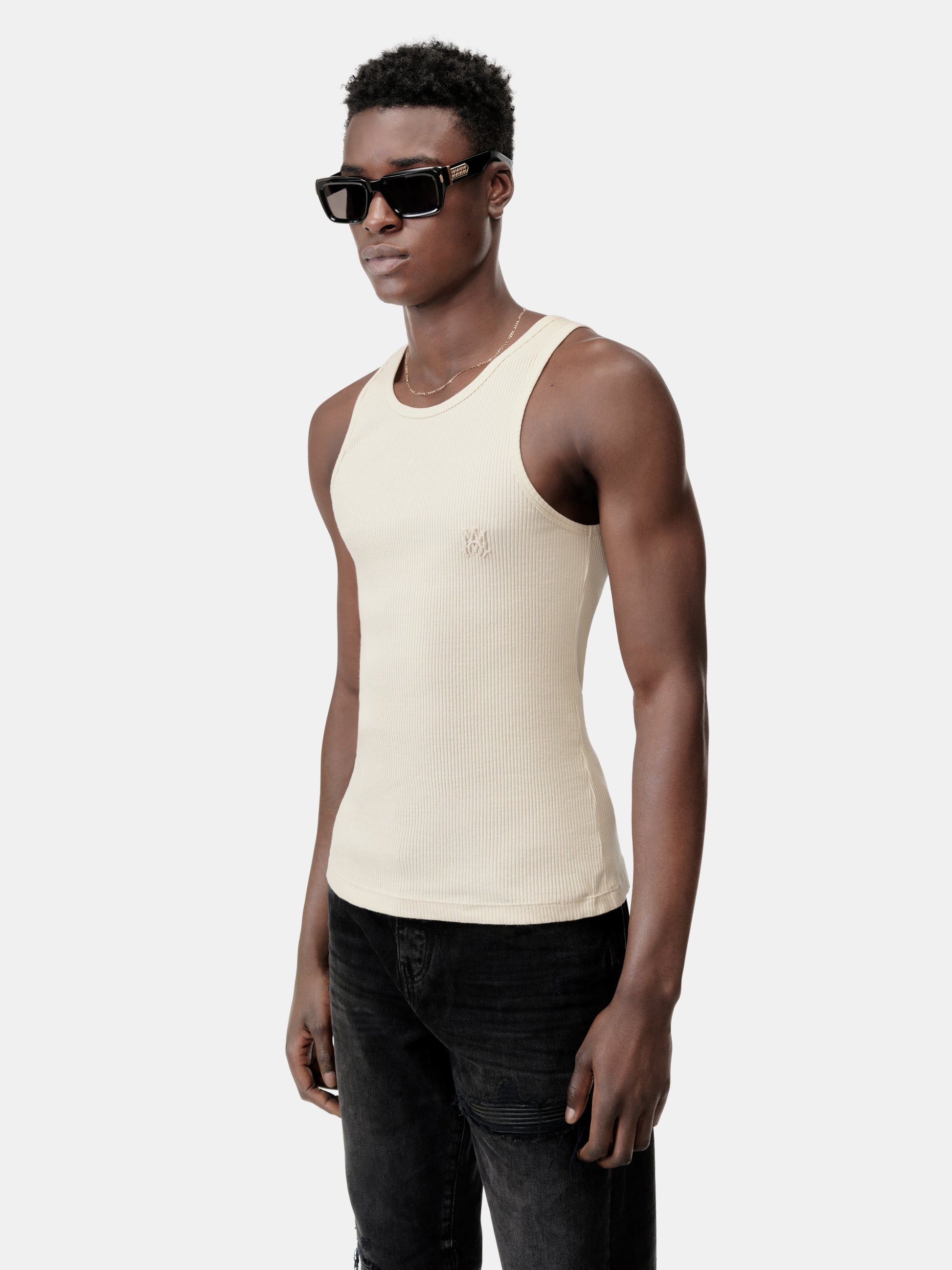 Ma Tonal Tank - Alabaster | Amiri Best Seller