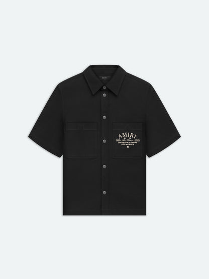Amiri Arts District Camp Shirt - Black | Amiri Budget Friendly