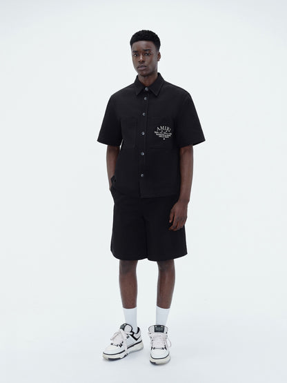 Amiri Arts District Camp Shirt - Black | Amiri Budget Friendly