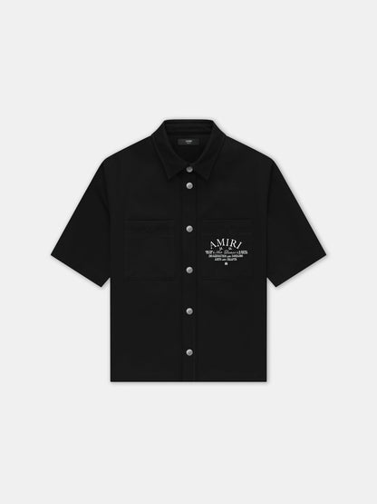 Amiri Arts District Camp Shirt - Black | Amiri Budget Friendly