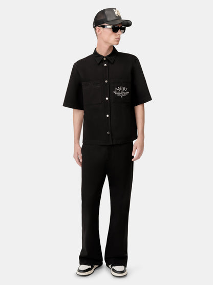 Amiri Arts District Camp Shirt - Black | Amiri Budget Friendly