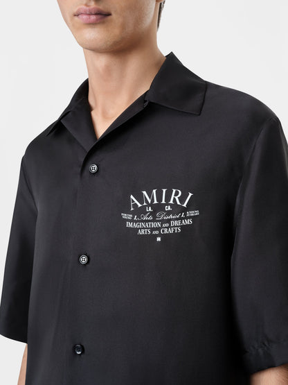 Arts District Bowling Shirt - Black | Amiri Great Deal