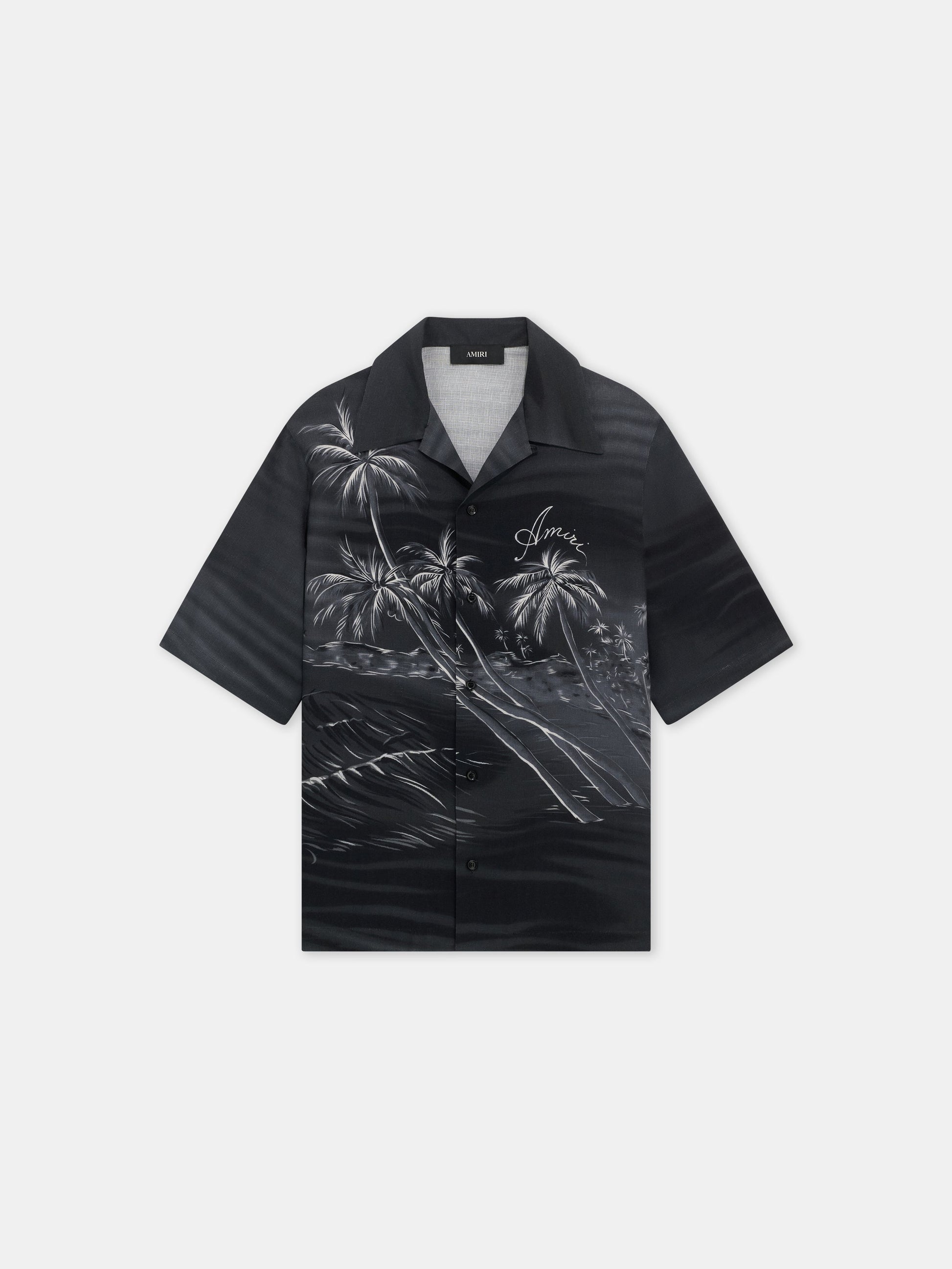 Palms Camp Shirt - Black | Amiri Special Offer