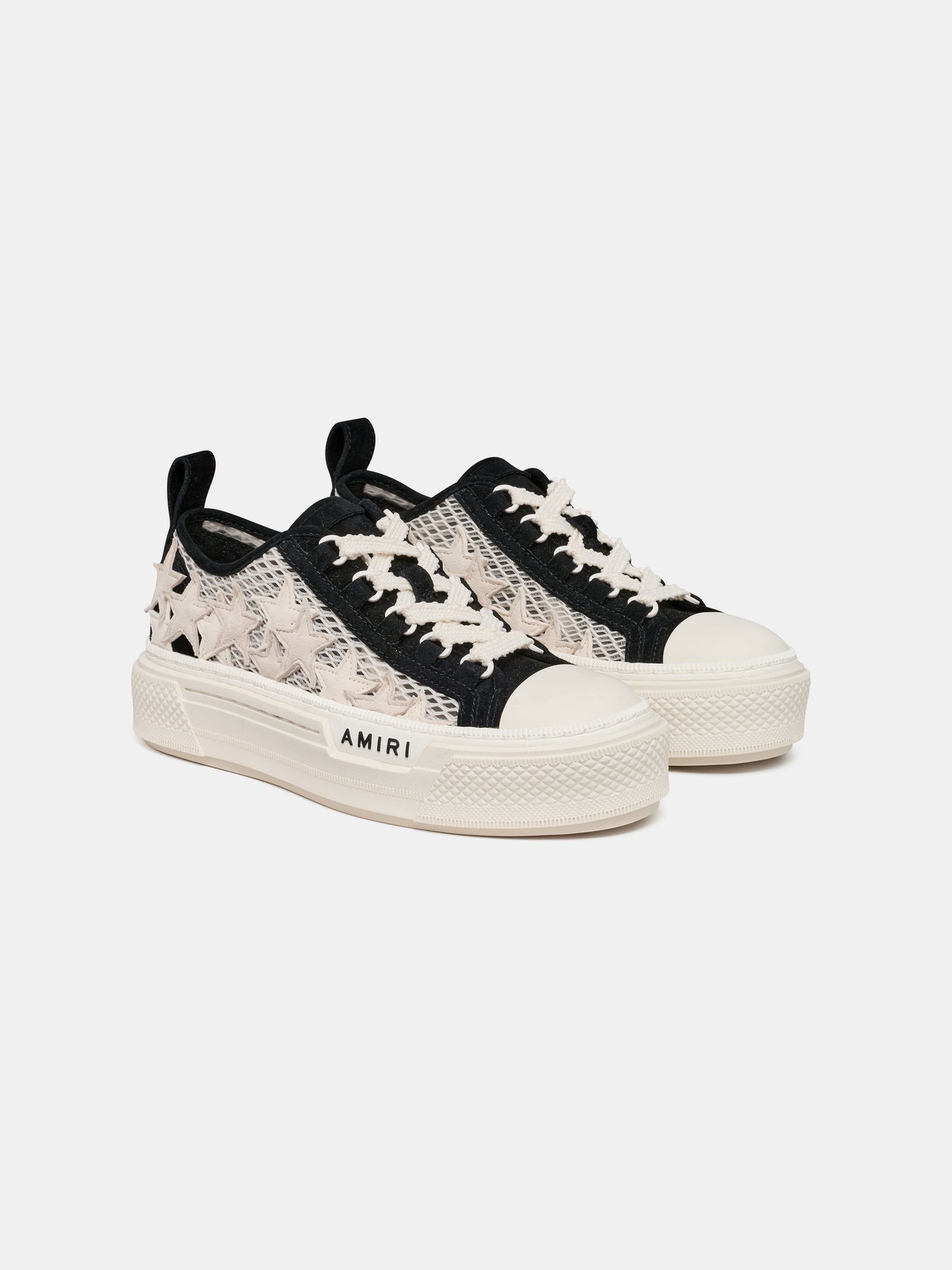 Mesh Stars Court Low - Black | Amiri Special Offer