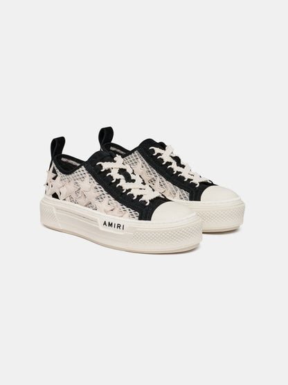 Mesh Stars Court Low - Black | Amiri Special Offer