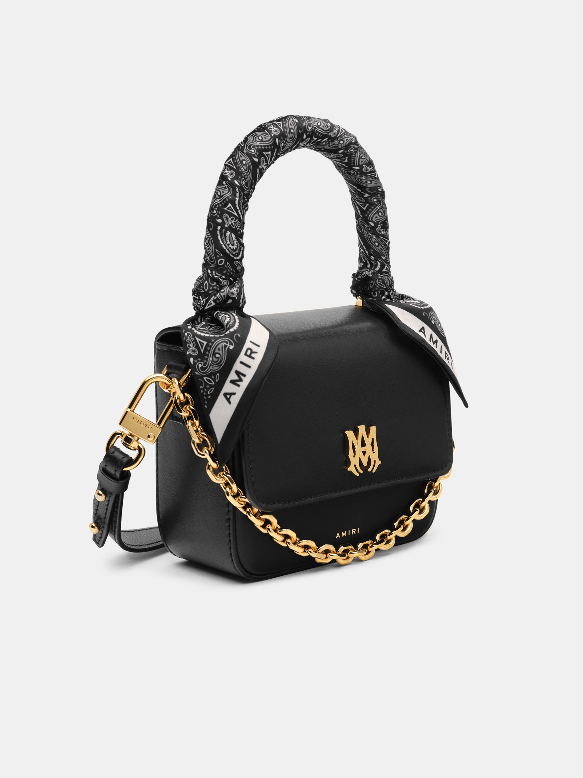 Micro Ma Bag With Chain Handle - Black | Amiri Sale