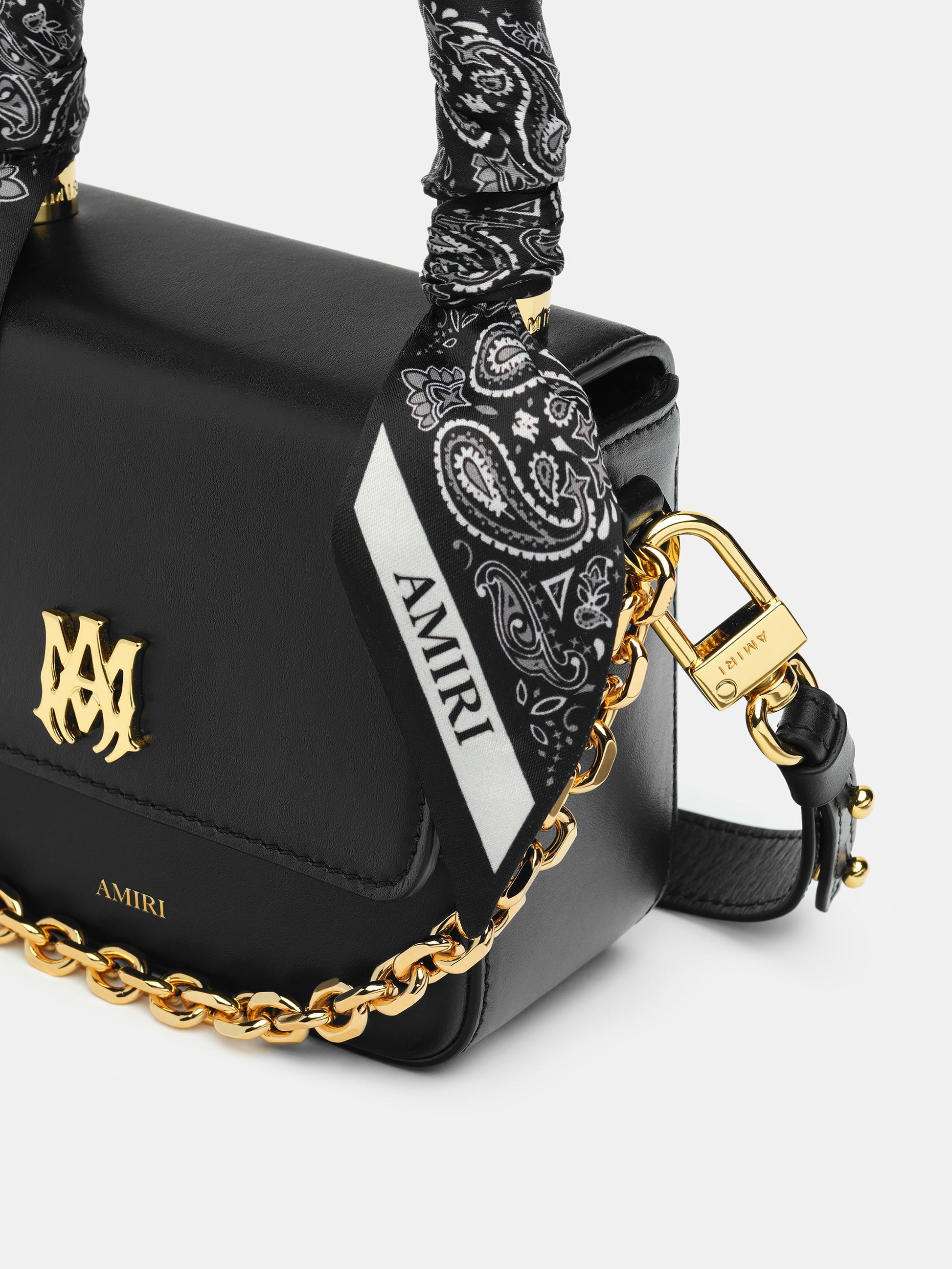 Micro Ma Bag With Chain Handle - Black | Amiri Sale