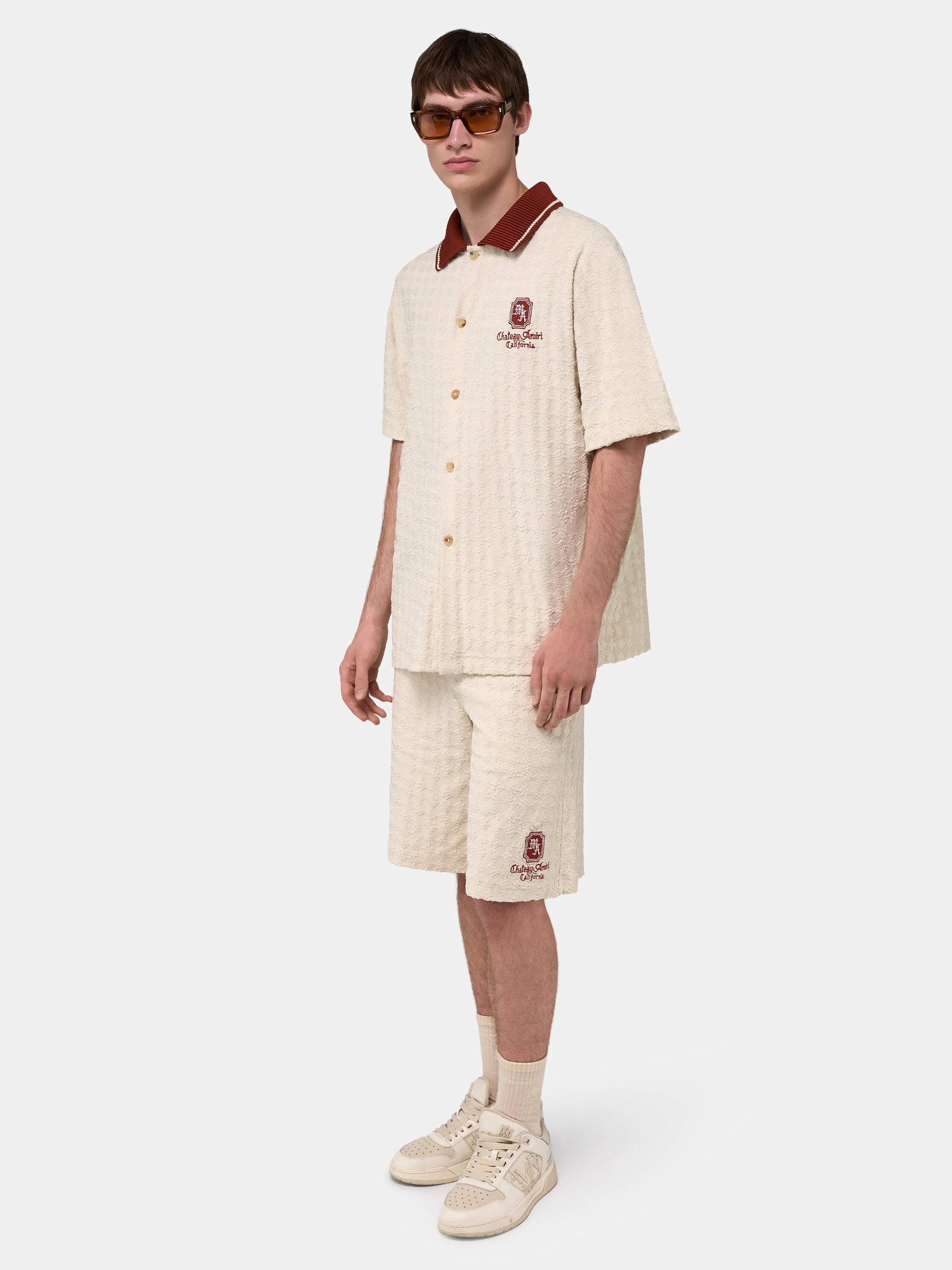 Ma Chateau Oversized Short - Alabaster | Amiri Value