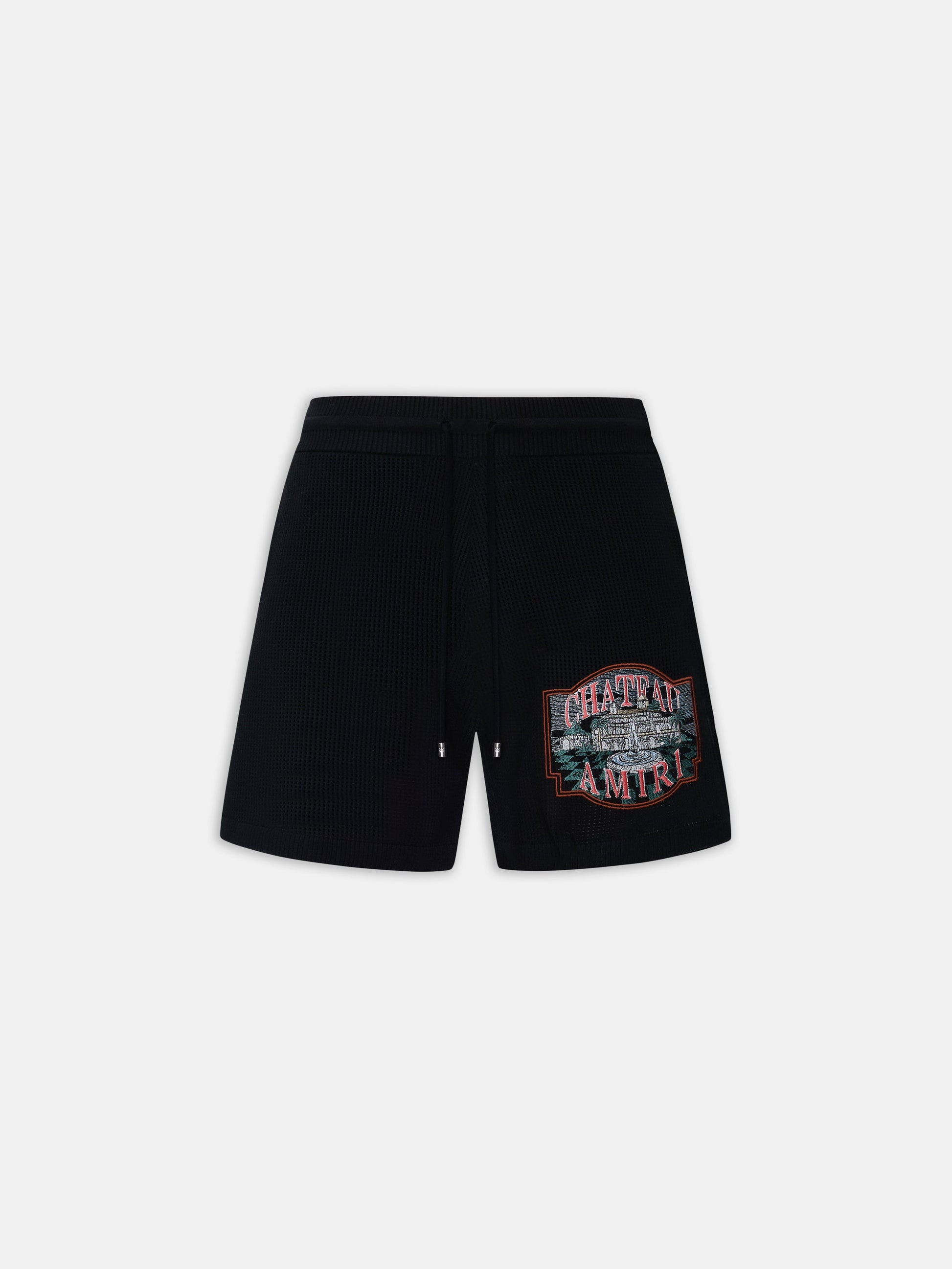 Chateau Amiri Crochet Short - Black | Amiri Special Offer