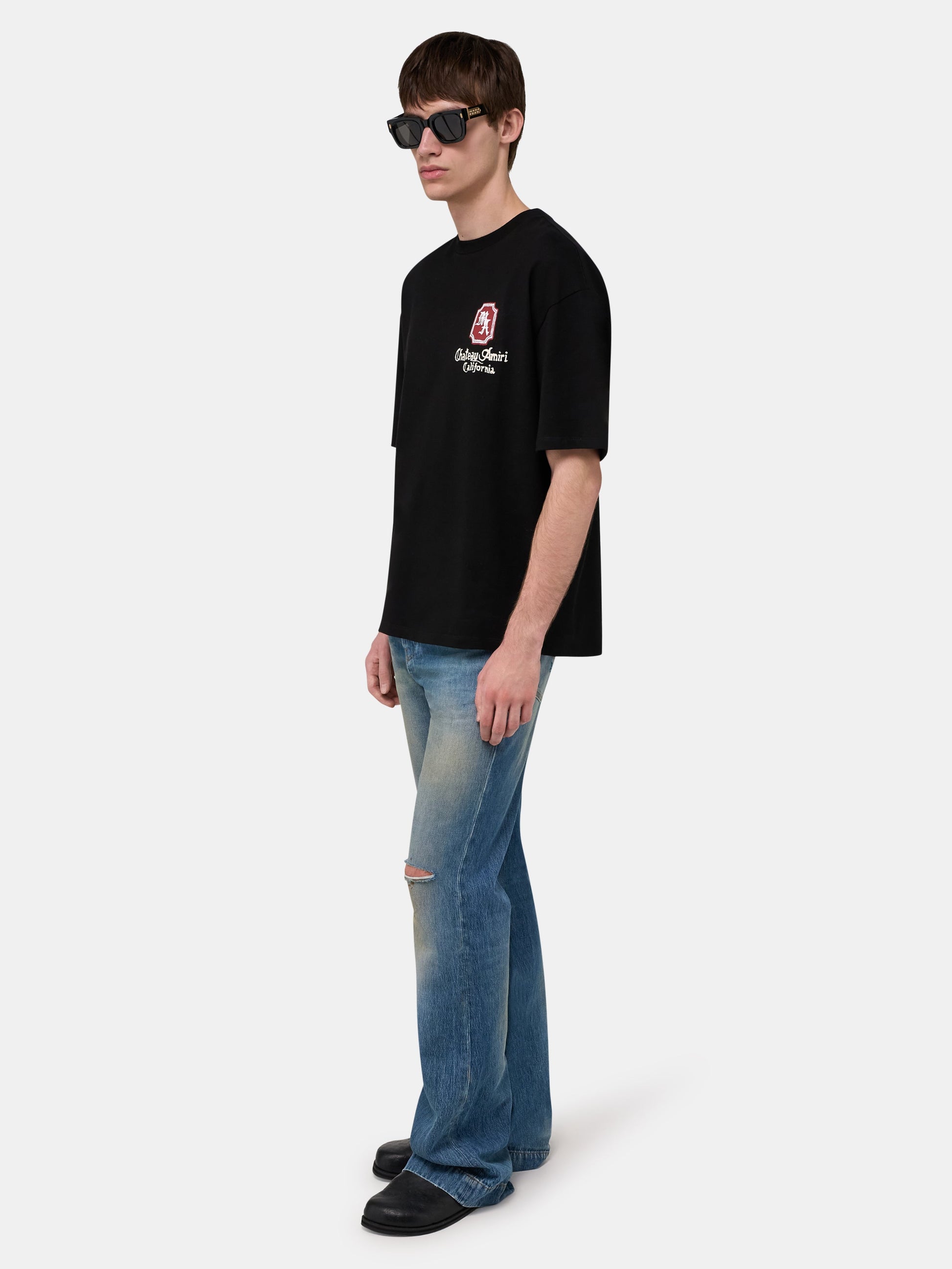 Ma Chateau Oversized Tee - Black | Amiri Value