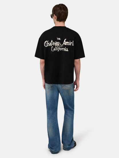 Ma Chateau Oversized Tee - Black | Amiri Value