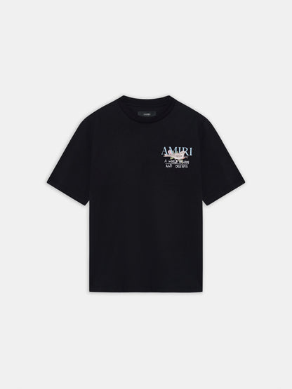 Hope And Dreams Oversized Tee - Black | Amiri Affordable