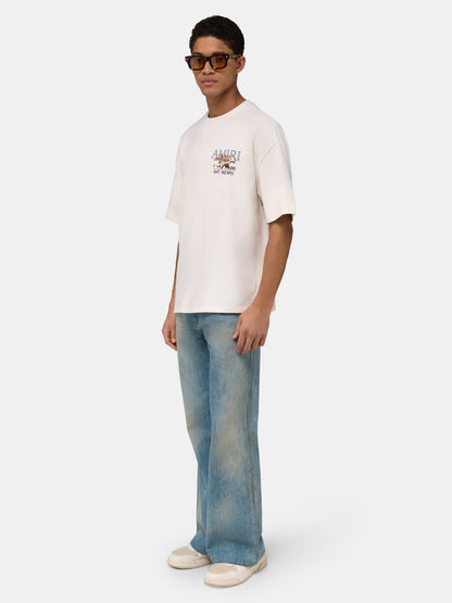 Hope And Dreams Oversized Tee - Alabaster | Amiri Great Deal