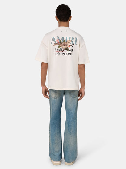 Hope And Dreams Oversized Tee - Alabaster | Amiri Great Deal